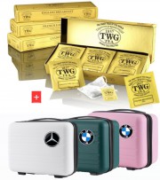 TWG 카모마일 티백 15p+여행용 레디백  캐리어 가방 선물세트