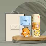 시즈넬 선물세트 카카오 가습기250ml+카카오 무릎담요