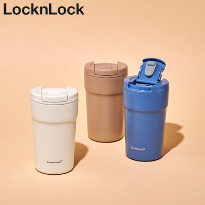 락앤락 4447  원터치 세라믹 텀블러 400ml (3 colors)