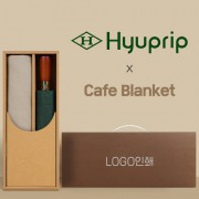 협립 3단70엔티크 고밀도 완전자동우산 +카페담요-세트