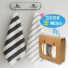 그레이 모달 핸드타올 고리수건 창케이스 종이케이스