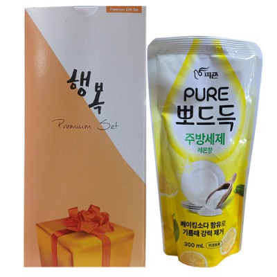 피죤 퓨어 뽀드득 주방세제300ml-1p