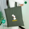 오코텍스리사이클 카키 컬러 라이트에코백 (38cm*42cm)