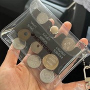PVC 엔화 파우치 동전 파우치 여행 파우치