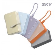 스카이 필 큐브 20000mAh PD QC 22.5W  미니 보조배터리 케이블세트 A20