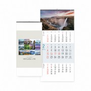 2027년 벽걸이 달력 자연의 숨결을 느끼다 335*700