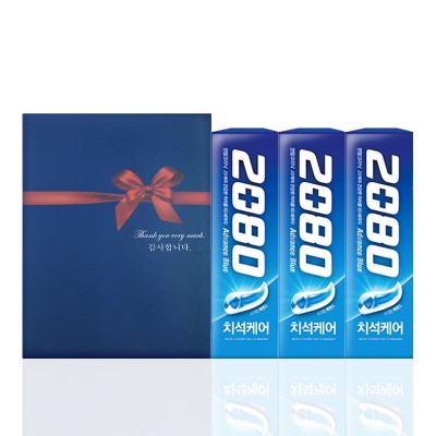 관공서 공공기관 선물세트 알뜰박스 2080치약 3입