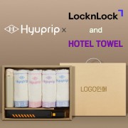 협립 3단60 슈퍼TEN(10K) 컨테이너 완전자동우산 +협립눈꽃타월타월4P+락앤락슬림핏원터치텀블러-세트