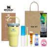 스탠리 플립스트로591ml 텀블러세트9호 오랄케어 뉴따봉 크리스탈캡칫솔치약 치실 가그린(쇼핑백포함)