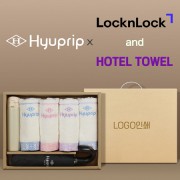 협립 3단 레자곡자손 슈퍼 완전자동우산 +협립눈꽃타월타월4P+락앤락슬림핏원터치텀블러-세트