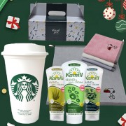 카밀핸드크림100ml+스타벅스 텀블러 컵+송월 스누피핸드 타올세트
