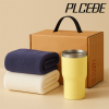 플씨드 데일리 코마 40수 타월 180g + 텀블러 350ml 2종세트