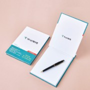 하드커버 리갈메모지(절취노트) 100매-전면커버형(고급형)