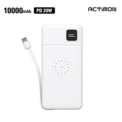 엑티몬 LCD PD20W 무충15W보조배터리10000mAh