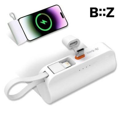 비즈 도킹 고속 보조배터리 일체형 5000mAh PF520