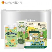 브생건366호 3종세트(크리넥스 안심 손소독 스프레이+카밀 핸드크림+멘소래담 립아이스 립밤)