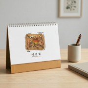 뉴에이커 2027 화가 이중섭 탁상 달력 캘린더