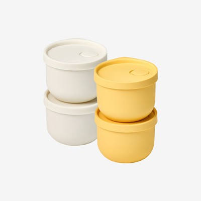 실리만 아이스웨이 실리콘 냉동밥용기 350ml 2P
