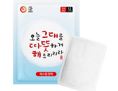 국산 다올 따뜻한 파스형 핫팩 50g