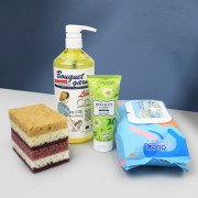 부케가르니 주방세제 750ml  행주티슈 70매 5종세트
