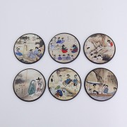 전통민화코스터 (신윤복) 6종세트