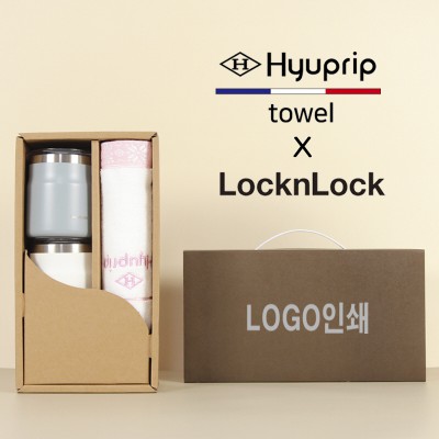협립눈꽃타월타월+락앤락메트로머그2P-세트