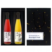 [청숨] 종합1호(오미자500ml + 유자500ml)선물세트
