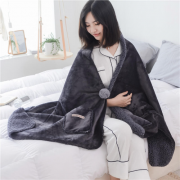 로페리아 플란넬 투포켓 망토 담요(0216591)