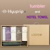 협립 3단 60 슈퍼 카라비너 완전자동우산 +협립호텔코마170타월4P+스마트온도계텀블러-세트