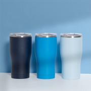 나빙 3가지 자연을 담은 바다빛 304 스텐 슬라이드캡 텀블러 600ml
