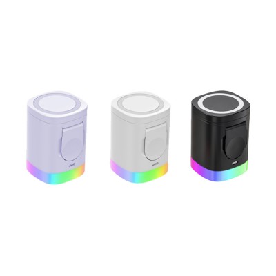 머레이 3in1 고속충전기 무선충전거치대 큐브 무드등 CUBE-10 + 맥세이프 링 증정