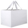특대형타포린가방화이트(52*38*35cm)