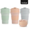 오밸류 접이식 실리콘 텀블러 500ml