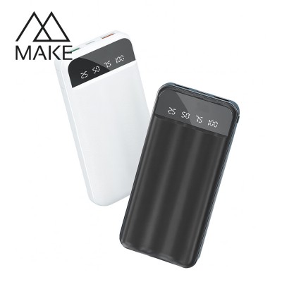 메이크 make 거치가능 고속 20W 대용량 LCD 보조배터리 20000mAh