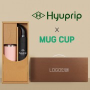 협립 3단 레자곡자손 슈퍼 완전자동우산 +로하스 머그컵-세트
