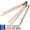 원목컬러원형미두연필 (컬러인쇄가능)