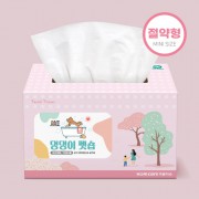[스티커부착] 미니 절약형 미용티슈 250매