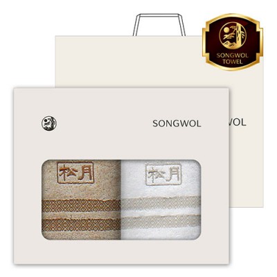 송월 노을 160g 세면타월 2매세트