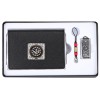 삼족오자개소가죽명함지갑+삼족오자개USB(8GB~64GB)