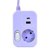 러그박스 1구 스윙탭 USB C타입 멀티탭 1.5m