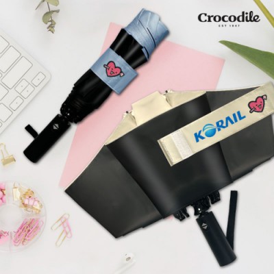 크로커다일 3단 사랑이 큐피트 완전자동 암막 거꾸로우산