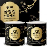 광천김 맛과 향가득 김선물 김세트(곱창김 선물세트 캔김 2개) 설선물 추석선물 답례품