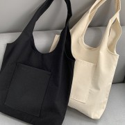 로페리아 심플한 캔버스 주머니 가방(0216543)