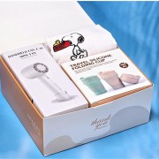 송월 타올, 송월 스누피+ 카밀 핸드크림+실리콘 텀블러+ 쿨링 냉각 선풍기, 선물세트 타올세트 + 레디백 사은품, 송월 타월 호텔타올 타월세트 타올선물