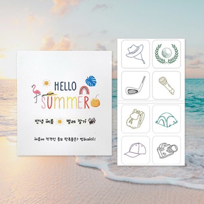 해충이 많은 여름엔 붙이는 썸머패치 4매 2개