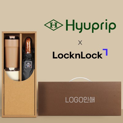 협립 3단 70 암막고밀도 완전자동우산 +락앤락 메트로카페 2P-세트