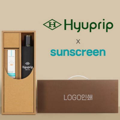 협립 3단 10K 고밀도 슈퍼 완전자동우산 +선크림-세트