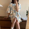 코튼 브리즈 파자마 원피스