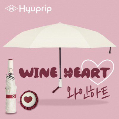 협립 3단60 8K 와인하트 암막 완전자동우산