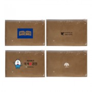 지퍼백/pvc+부직포/포장용지퍼백 [S] 26x18cm